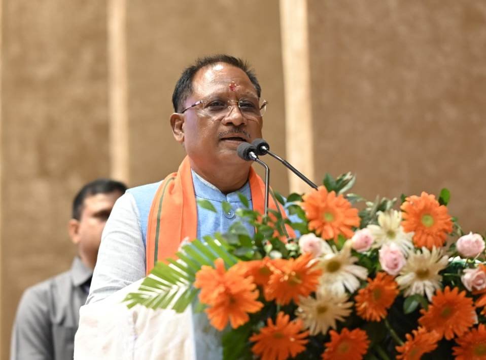 Chief Minister Vishnu Dev Sai addressing