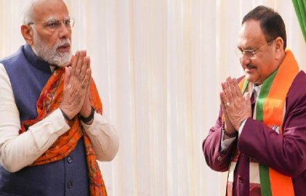 PM shree modi and j p nadda