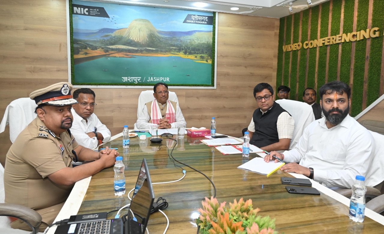 Chief Minister Vishnu Dev Sai and others