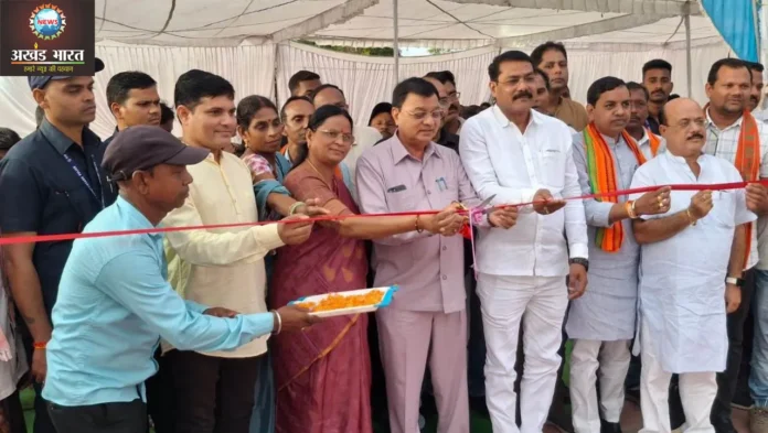 Labor Minister inaugurated a fully equipped garden korba