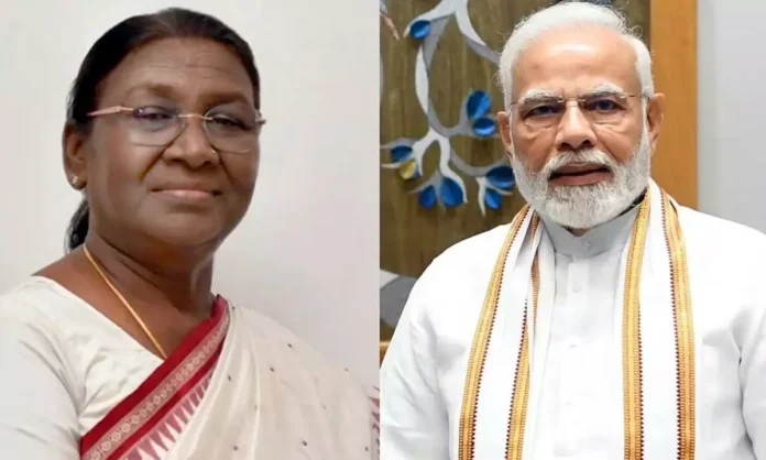 President Draupadi Murmu and Prime Minister Modi Happy Raksha Bandhan