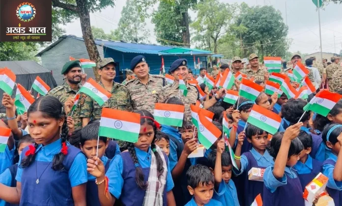 Tricolor waved proudly in 29 villages of Bastar