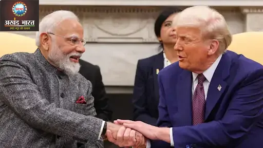 Trump and Modi during the meeting in Washington DC Trade Deal