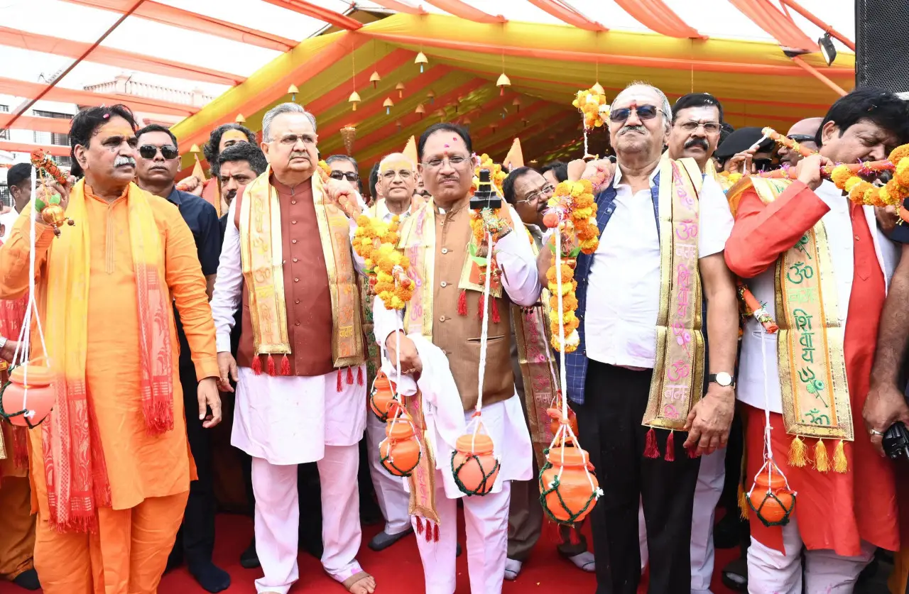 cm sai and other minister, mla