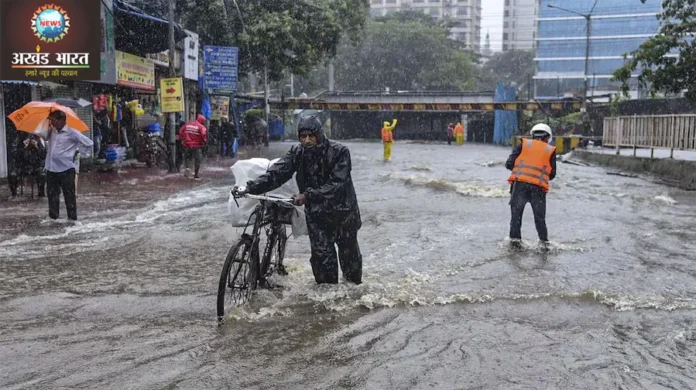 disaster rain in mumbai Heavy rain in mumbai