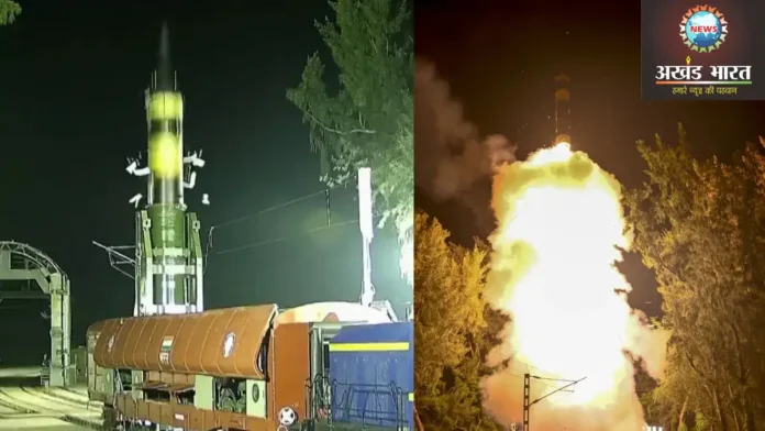 Agni-Prime missile successfully test-fired अग्नि प्राइम मिसाइल