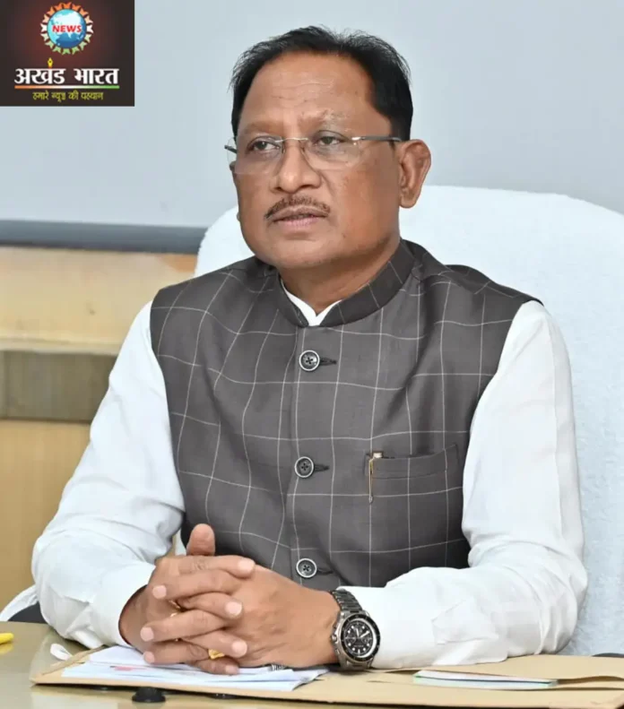 Chief Minister Vishnu Dev Sai मुख्यमंत्री विष्णु देव साय