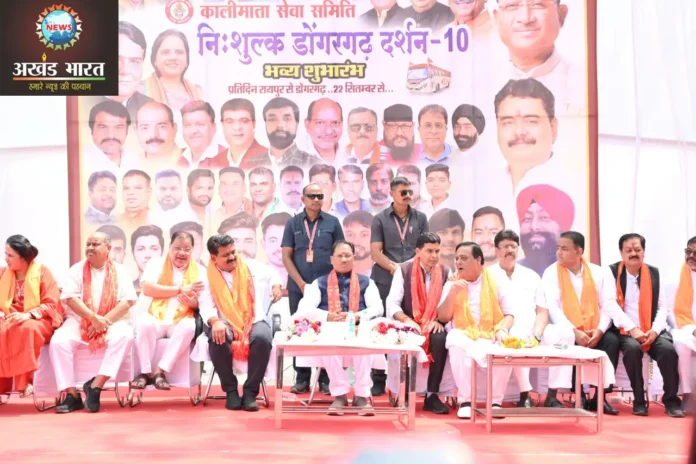 Chief Minister flagged off four buses मुख्यमंत्री विष्णु देव साय