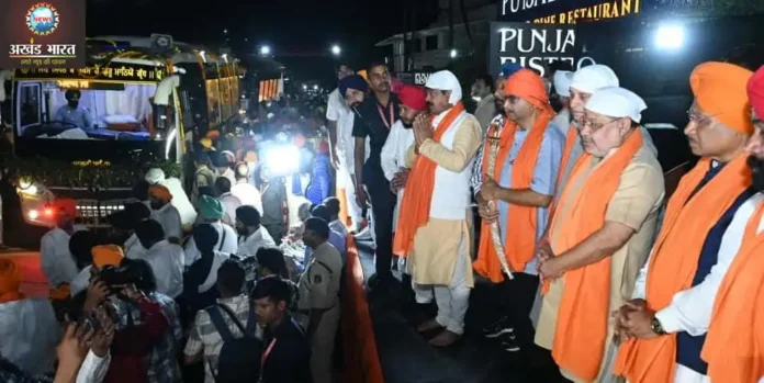 Chief Minister participated in Nagar Kirtan Yatra on the 350th martyrdom centenary of Guru Shri Tegh Bahadur Singh Ji मुख्यमंत्री विष्णुदेव साय