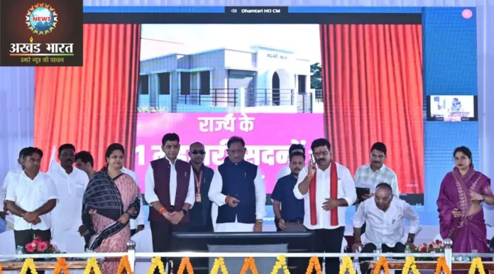 Mahatari Sadan will become the basis for the progress of Chhattisgarh मुख्यमंत्री विष्णुदेव साय