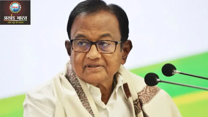 P Chidambaram पी चिदंबरम