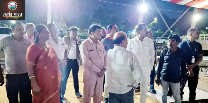 Preparations for Ramlila event were reviewed लखनलाल देवांगन