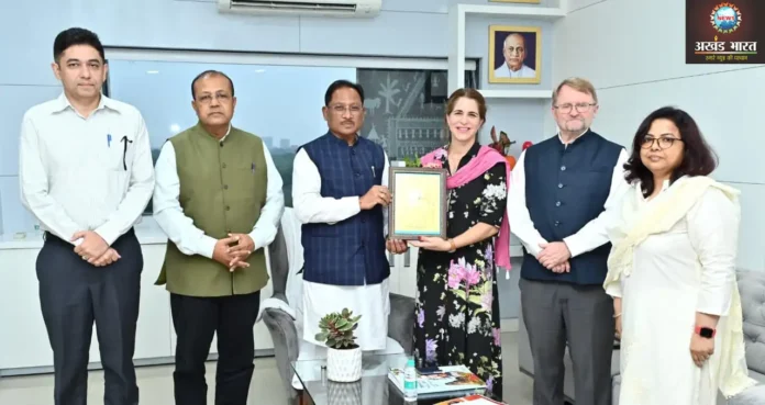 UNICEF India delegation made a courtesy call on Chief Minister मुख्यमंत्री विष्णुदेव साय