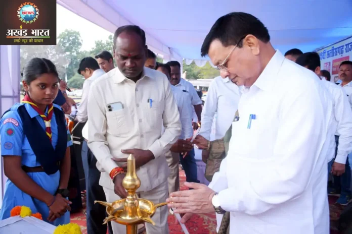 25th State Level School Sports Competition inaugurated लखनलाल देवांगन
