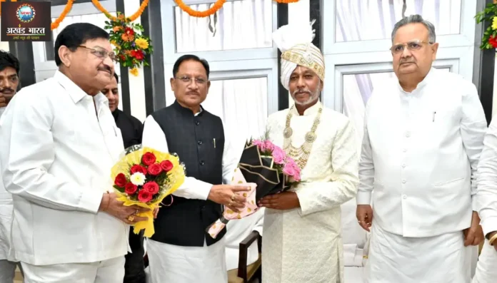 Chief Minister attended the housewarming ceremony of Guru Khushwant Saheb मुख्यमंत्री विष्णुदेव साय