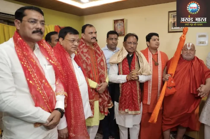 Chief Minister participated in Shri Ram Katha Mahotsav in Korba मुख्यमंत्री विष्णुदेव साय