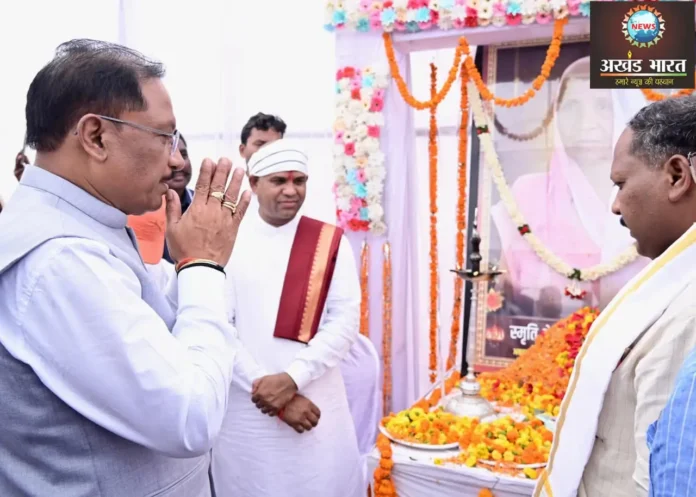 Chief Minister pays tribute to late Chandan Bai मुख्यमंत्री विष्णुदेव साय