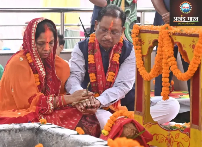 Chief Minister took the darshan of Mahaprabhu Jagannath मुख्यमंत्री विष्णुदेव साय