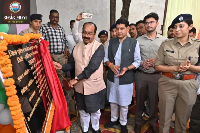 Deputy Chief Minister Shri Arun Saw inaugurated City Surveillance in Simga उपमुख्यमंत्री अरुण साव