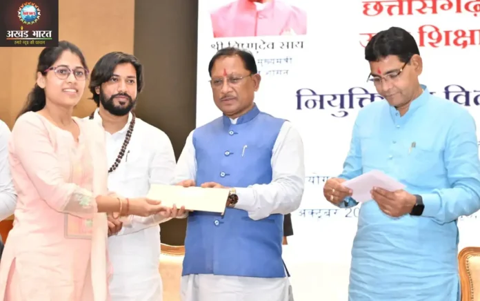 Transparent and fair recruitment processes have secured the future of the youth मुख्यमंत्री विष्णुदेव साय