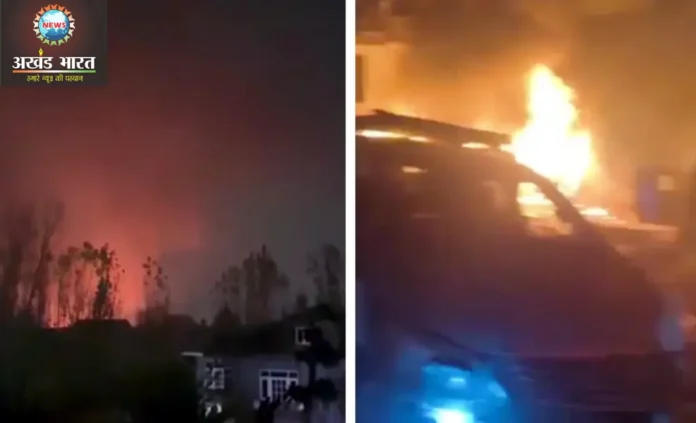 Blast at Srinagar police station श्रीनगर