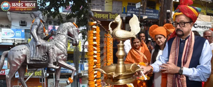 Governor pays homage to Chhatrapati Shivaji Maharaj on his birth anniversary