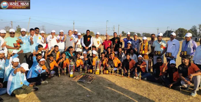 Kanki became the champion in the Community First Cricket Tournament अदाणी फाउंडेशन