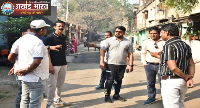 The commissioner inspected wards 25 and 29 on foot स्वच्छता महाअभियान