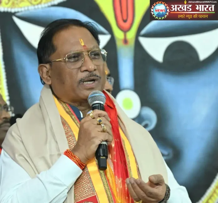 Shrimad Bhagwat gives the message that only action is true worship मुख्यमंत्री विष्णुदेव साय