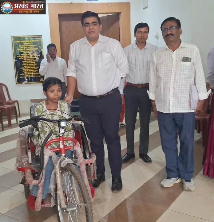 Disabled student Kamala gets motorized tricycle सुशासन तिहार