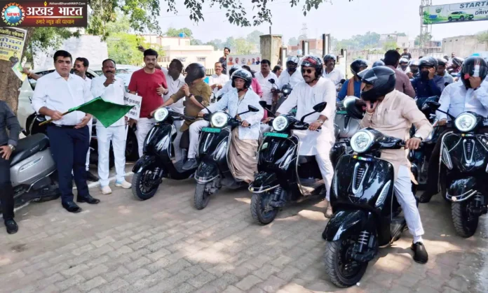First EV awareness rally held in Korba विश्व पर्यावरण दिवस