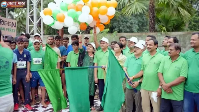 Korba Resounds with Run for Green Marathon
