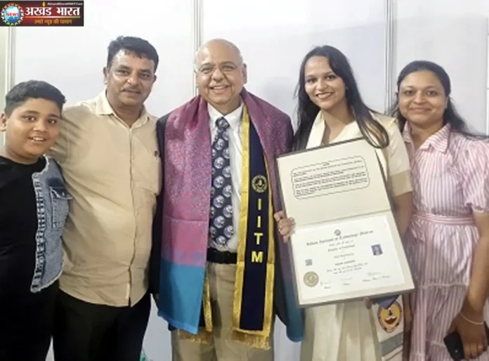 Radha Agarwal from Korba becomes an engineer राधा अग्रवाल