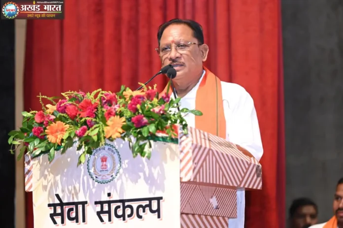 A strong and developed India is being built under the leadership of the Prime Minister मुख्यमंत्री विष्णुदेव साय