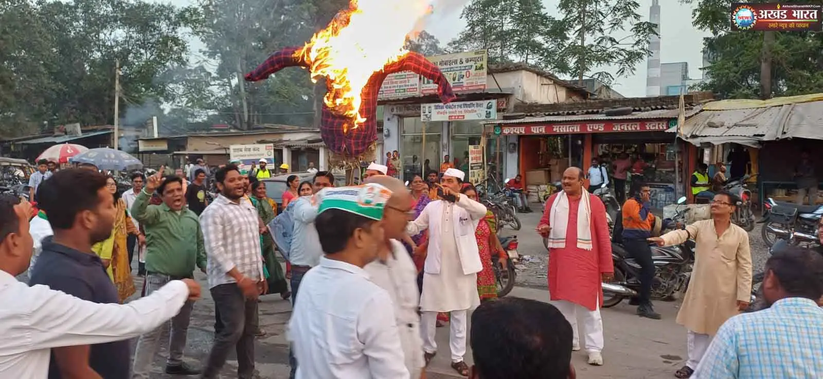 कांग्रेस का प्रदर्शन